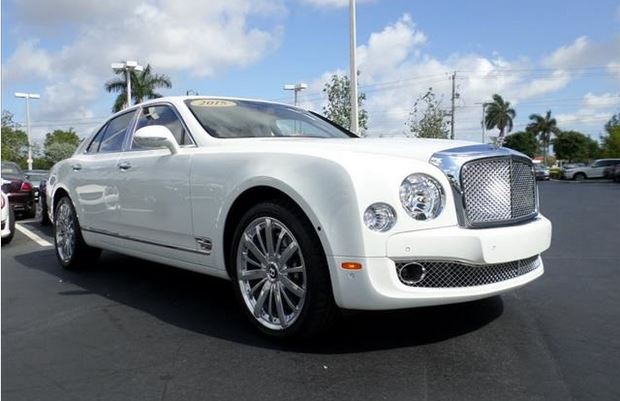 White 2015 Bentley Mulsanne for sale in Palm Beach